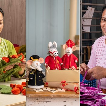 Sjaal met Verhaal: werkgelegenheid voor 2.500 vakmensen in Nepal